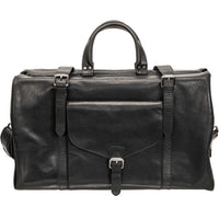 Mancini - Sac de voyage Buffalo - 20.5po x 13po x 15.5po - Noir-Grand compartiment zippé
