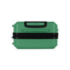 Swiss Mobility - Valise d'enregistrement à coque rigide 30.50po de la collection DXB  - Vert-Roues doubles pivotantes à 360 degrés pour un roulage fluide et silencieux (8 roues)