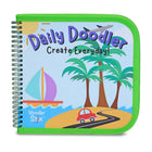 The Pencil Grip - Cahier d'activités réutilisable Daily Doodler - Couverture Voyage, 4 Wonder Stix inclus-Facile à nettoyer avec un chiffon humide pour créer encore et encore !