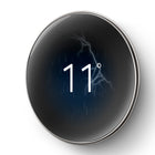 Google - Thermostat d'apprentissage Nest (4e génération) avec capteur de température Nest (2e génération) - Argent poli-La technologie Adaptive Eco vous aide à trouver une température permettant d'économiser de l'énergie en fonction de la température extérieure. Vous économisez ainsi de l'énergie lorsque vous êtes absent et rentrez chez vous confortablement.