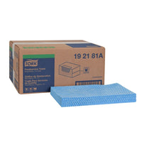 Tork - Lingettes universelles pour service alimentaire - 1 pli - Pliage 1/4 - Bleu/Blanc - 240 lingettes-Idéal pour le nettoyage, le dégraissage et la désinfection dans les restaurants, les cuisines et les établissements de restauration.