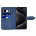 Blu Element - Étui Folio 2-in-1 MagSafe pour iPhone 17 - Bleu Lazuli-Niveau de protection - 400 chutes à 10 pieds