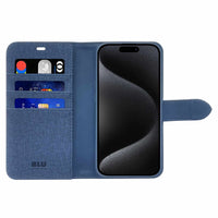 Blu Element - Étui Folio 2-in-1 MagSafe pour iPhone 17 - Bleu Lazuli-Niveau de protection - 400 chutes à 10 pieds