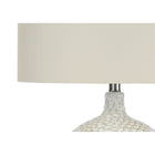 Monarch Specialties - Luminaire - 28 po H Lampe De Table - Crème Céramique - Abat-Jour Ivoire / Crème - Contemporain-Il suffit d'un assemblage mineur grâce aux instructions illustrées incluses et à la garantie limitée de 2 ans contre les défauts du fabricant pour un changement d'accent facile et sans souci