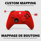Xbox - Manette sans fil - Rouge Pulsé -Comprend la technologie Xbox sans fil et Bluetooth pour le jeu sans fil sur les consoles prises en charge, les PC Windows 10, et les téléphones et tablettes Android. La prise en charge d’iOS est à venir.