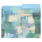 Merangue - Chemises à fiches - Format lettre - Peinture bleue - Paquet de 3-Papier de 13 points d'épaisseur