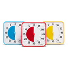 Time Timer - Minuterie originale de 8 po – Ensemble de salle de classe Learning Center, couleurs primaires, ensemble de 3-Inclus 3 cartes d'activité effaçables à sec – Les cartes d'activité effaçables à sec s'insèrent dans le haut des minuteries, vous permettant d'écrire ou de dessiner l'activité chronométrée. Chaque Time Timer Original 8 po peut contenir jusqu'à 2 cartes d'activité effaçables à sec sur le dessus, ce qui le rend parfait pour les activités Premier/Ensuite et les programmes visuels. (Cartes d