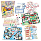 Junior Learning  - Jeux de compréhension 6 - multicolore-Ce pack économique de 6 jeux de compréhension comprend 2 jeux de société, 2 jeux d'association, 20 puzzles de phrases, un spinner et un dé