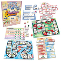 Junior Learning  - Jeux de compréhension 6 - multicolore-Ce pack économique de 6 jeux de compréhension comprend 2 jeux de société, 2 jeux d'association, 20 puzzles de phrases, un spinner et un dé