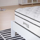 Modway - Jenna 10 po Ressorts et mousse Matelas simple XL-Bobines enveloppées individuellement de 8,5 po