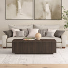 Hudson&Canal - Table basse rectangulaire Reyes 48" L - Brun aulne-Caractéristiques assemblage facile