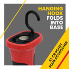 Bell+Howell - Lampe de poche à faisceau large - Rouge-Comprend le crochet suspendu