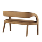 Modway - Pinnacle Performance Velvet Banc d’accent - Brown-Capacité de poids : 330 lb.