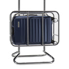 Samsonite - Quest-X Valise De Cabine Spinner Extensible - 21.5 po - Lagon Bleu-Le panneau de séparation et les sangles croisées aident à fixer vos effets personnels