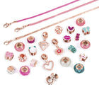 Make it Real - Bracelets à Breloques Halo : Envie de Rose-Créez jusqu'à 3 bracelets à breloques uniques pour filles avec des finitions scintillantes, des cristaux chatoyants et de jolies formes ! Ces breloques et ces perles ajouteront une touche d'éclat à n'importe quelle tenue