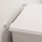 HOMCOM - Armoire de rangement multimédia DVD mince à 9 niveaux avec étagères réglables - blanc-Rangement polyvalent au-delà de l'organisation des médias 