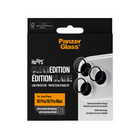 PanzerGlass - Protecteur d'objectif d'appareil photo Hoops pour iPhone 18 Pro/18 Pro Max - Transparent-Cadre en aluminium noir