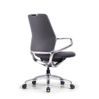 Nexten Pro - Chaise de bureau - Dossier haut - Grise-Accoudoirs et dossier inclinables simultanément