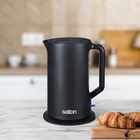 Salton - bouilloire électrique sans fil 1,7 litres - noir- Arrêt automatique par souci de sécurité - Pour votre tranquillité d’esprit, la bouilloire s’éteint automatiquement lorsque l’eau bout pour éviter la surchauffe. 
