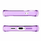 ITSKINS - Coque Transparente Spectrum_R pour Samsung Galaxy S24 - Violet Clair-Écoconception