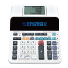Sharp - ELDP9001 - Calculatrice imprimante sans papier à 12 chiffres - Blanche-Écran ACL à 5 lignes de défilement et 4 touches mémoire