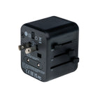 Verbatim - 20W Adaptateur de voyage universel - 3,50 po l x 2,20 po l x 4,10 po H  - Noir-Chargement ultrarapide de 6 appareils simultanément via la prise de courant, les ports USB-A ou USB-C