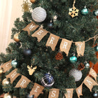 HOMCOM - Sapin de Noël artificiel pré-éclairé de 6' avec LED et décorations-Les branches sont ignifugées pour plus de sécurité. La base en acier offre un support fiable 