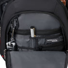 Swissdigital - Sac à dos noir NEPTUNE avec localisateur SDD-Bretelles réglables avec ergonomie en forme de S.