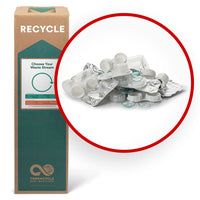 TerraCycle - Lentilles de contact et emballage - Zero Waste Box - 11 x 11 x 40 - Moyenne-Veuillez nous envoyer toute marque et prescription de lentilles de contact, film plastique, gousses et emballage en carton.