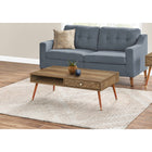 Monarch Specialties - 2836 Table De Salon - Noyer Mi-Siecle Avec 1 Tiroir-2