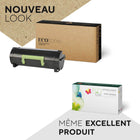 Ecotone - 55B1H00 Remanufacturés Toner Cartridge - Noir-Couleur : Noir