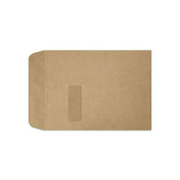 LUX - Enveloppes à fenêtre à bout ouvert, 9 x 12 po, brun sac d?épicerie, 500/boîte (1590-GB-500)-Les enveloppes à fenêtre ouverte de 9 x 12 pouces sont parfaites pour l'envoi de documents, catalogues, publipostages, matériel promotionnel et brochures.