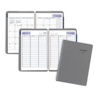 AT-A-GLANCE - Agenda hebdomadaire/mensuel traditionnel 2027 - 11 po H x 8 1/2 po l - gris - bilingue-Pages speciales : tableau de conversion metrique, reference de calendrier de 3 ans, contacts, jours feries et notes