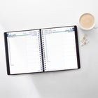 Blueline - 2026 Agenda quotidien Essential - 11 po x 8-1/2 po - Noir - Bilingue-50 % de papier recyclé post-consommation