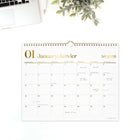 Cambridge - Calendrier mural mensuel WorkStyle 2026 - 11 7/8 po H x 14 7/8 po l - bilingue-12 mois : janvier 2026 à decembre 2026