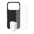 AXS - Ensemble Essentiel Pulse MagSafe pour Apple iPhone 17 Pro-Pulse - Revêtement antidérapant au toucher doux 