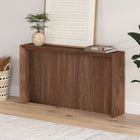 Hudson&Canal - Console Piedmont 56" L - Noyer satiné-Nettoyer avec un chiffon doux et sec, sans produits chimiques agressifs ni produits de nettoyage abrasifs