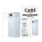 PanzerGlass - CARE Clear Urban Explorer MagSafe iPhone 17 Air - Anneau blanc-Une protection phénoménale et l’étui le plus résistant jamais conçu, mince mais solide