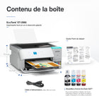 Epson - Imprimante multifonction couleur sans fil EcoTank ET-2980 à réservoirs d’encre géants - Blanc-ZÉRO DÉCHET DE CARTOUCHES — joignez-vous aux millions de propriétaires d’imprimantes EcoTank grâce à qui des millions de kilogrammes9 de plastique n’ont pas pris le chemin des dépotoirs		