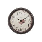 Monarch Specialties - Horloge - 20 po Rond - Horloge Murale - Brun - Transitionnel-Cette horloge murale ronde de 20 pouces, simple et tendance, dans une riche finition marron foncé, apporte une touche intemporelle à votre décoration intérieure