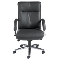 Nightingale - Fauteuil de direction à dossier haut Khroma - Noir-Mécanisme pivotant d'inclinaison du genou, verrouillage de l'inclinaison à double position, réglage pneumatique de la hauteur et contrôle de la tension