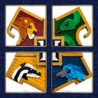 LEGO - Harry Potter Le blason de maison de Poudlard-Découvrez des objets emblématiques, dont la coupe de Poufsouffle, dans des compartiments cachés