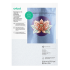 Cricut - Kit de transfert thermocollant pailleté imprimable, 8,5 po x 11 po-4 feuilles de matériau thermocollant imprimable (8,5 po x 11 po / 21,6 cm x 27,9 cm), 4 feuilles de superposition à paillettes (8,5 po x 11 po / 21,6 cm x 27,9 cm)