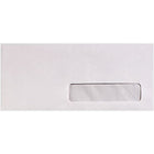 JAM Paper - Enveloppes à Fenêtre sur le Côté Droit #10, Blanc Brillant, 4 1/8 x 9 1/2, Paquet de 50-Enveloppes à fenêtre côté droit n° 10 / 4 1/8 po x 9 1/2 po / 4,125 po x 9,5 po / 105 mm x 241 mm
