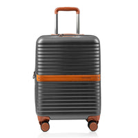 Champs - Vintage II 20 po Valise Cabine - Gris Foncé-Système d'expansion sur toutes les mallettes