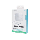 LBT - Chargeur triple port LBT GaN 2xUSB-C et 1xUSB-A 100 W PD avec câble USB-C vers C de 2,1 m-Charge haute puissance de 100 W pour tous les appareils