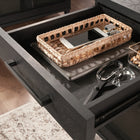 Sauder - La Collection Tiffin Line Bureau ministre - Finition Raven Oak-Conforme à la norme BIFMA x55 pour la sécurité, la durabilité et la performance structurelle