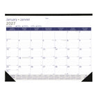 Blueline - 2027 Calendrier sous-main mensuel DuraGlobe - 22 po x 17 po - bilingue-12 mois, de janvier à décembre