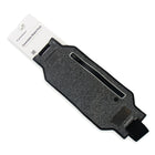 PurAthletics - Sac banane ultra-léger - Noir/Mesh-La poche extensible zippée maintient votre téléphone en sécurité