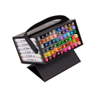 Crayola - Ensemble de 60 marqueurs double pointe à base d'alcool - pointe fine et pointe pinceau - paquet de 60-Rangement portatif pour la créativité en toute circonstance : comprend UN étui de rangement compact pour garder vos marqueurs bien rangés et prêts pour la prochaine vague d'inspiration
